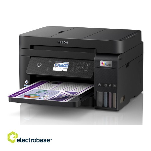 Epson Multifunctional printer | EcoTank L6270 | Inkjet | Colour | 3-in-1 | Wi-Fi | Black image 3