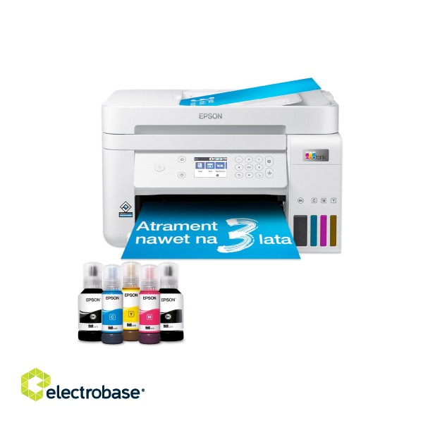 Epson Multifunctional printer | EcoTank L6276 | Inkjet | Colour | 3-in-1 | Wi-Fi | White image 7