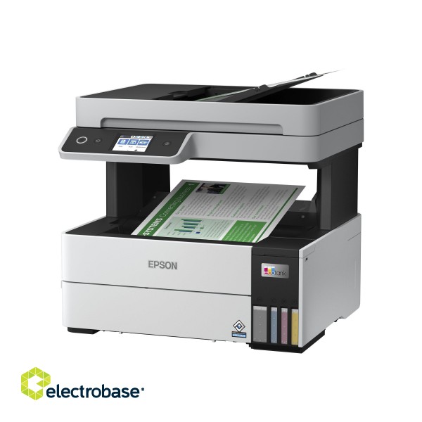 Epson Multifunctional printer | EcoTank L6460 | Inkjet | Colour | 3-in-1 | Wi-Fi | Black and white image 1