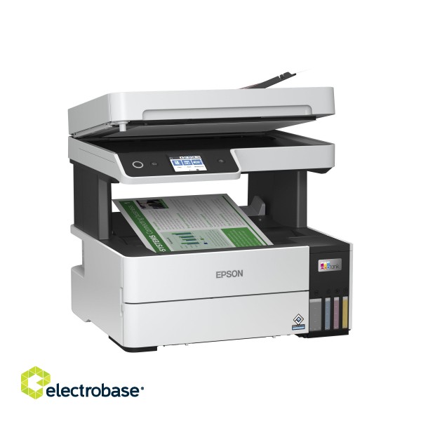 Epson Multifunctional printer | EcoTank L6460 | Inkjet | Colour | 3-in-1 | Wi-Fi | Black and white фото 9