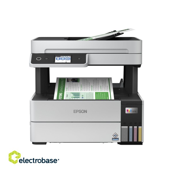 Epson Multifunctional printer | EcoTank L6460 | Inkjet | Colour | 3-in-1 | Wi-Fi | Black and white фото 6