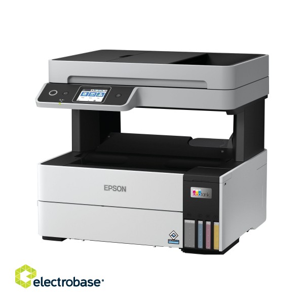 Epson Multifunctional printer | EcoTank L6490 | Inkjet | Colour | 4-in-1 | Wi-Fi | Black and white фото 1