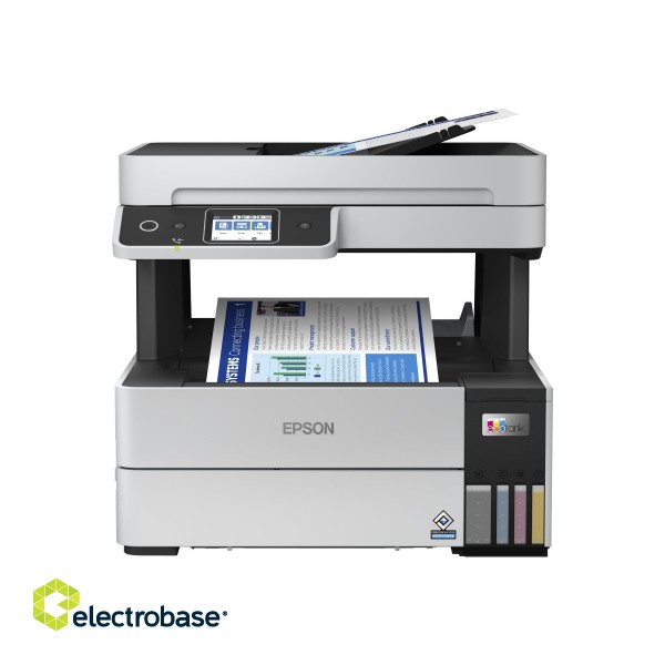 Epson Multifunctional printer | EcoTank L6490 | Inkjet | Colour | 4-in-1 | Wi-Fi | Black and white фото 5