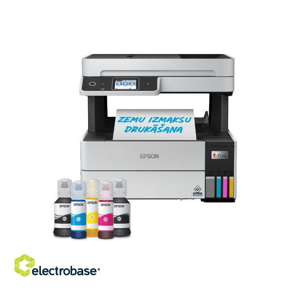 Epson Multifunctional printer | EcoTank L6490 | Inkjet | Colour | 4-in-1 | Wi-Fi | Black and white image 7