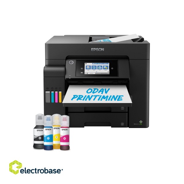 Epson Multifunctional Printer | EcoTank L6550 | Inkjet | Colour | Inkjet Multifunctional Printer | A4 | Wi-Fi | Black paveikslėlis 3