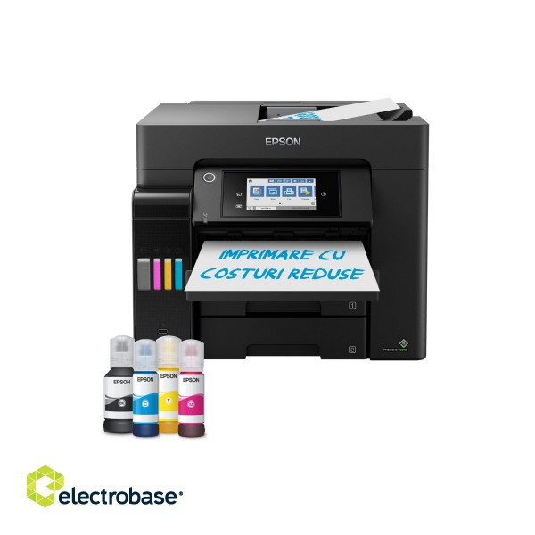 Epson Multifunctional Printer | EcoTank L6570 | Inkjet | Colour | Inkjet Multifunctional Printer | A4 | Wi-Fi | Black paveikslėlis 6