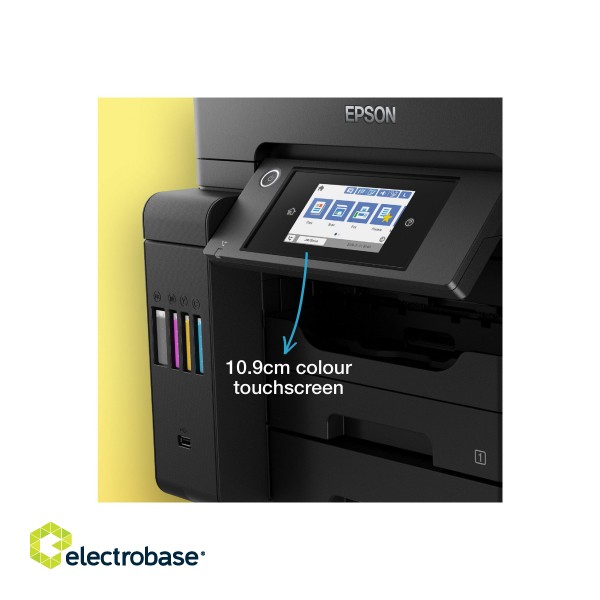 Epson Multifunctional Printer | EcoTank L6570 | Inkjet | Colour | Inkjet Multifunctional Printer | A4 | Wi-Fi | Black image 10