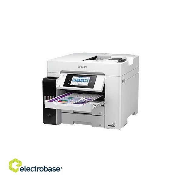 Epson Multifunctional Printer | EcoTank L6580 | Inkjet | Colour | Inkjet Multifunctional Printer | A4 | Wi-Fi | Light Grey image 9
