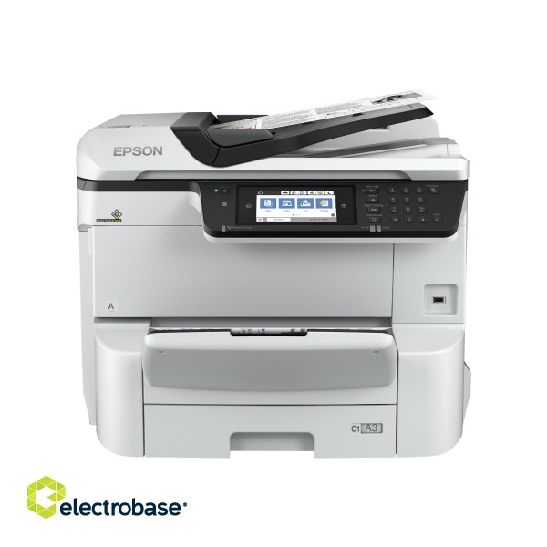 Epson Multifunctional printer | WF-C8610DWF | Inkjet | Colour | All-in-One | A3 | Wi-Fi | Grey/Black paveikslėlis 2