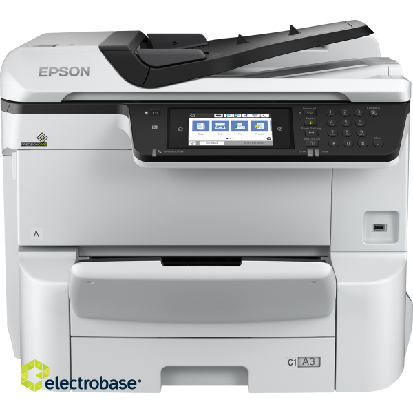 Epson Multifunctional printer | WF-C8690DWF | Inkjet | Colour | All-in-One | A4 | Wi-Fi | Grey/Black фото 1