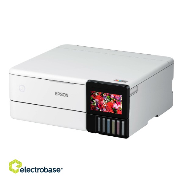 Epson Wireless Photo Printer | EcoTank L8160 | Inkjet | Colour | Inkjet Multifunctional Printer | A4 | Wi-Fi | Grey paveikslėlis 1