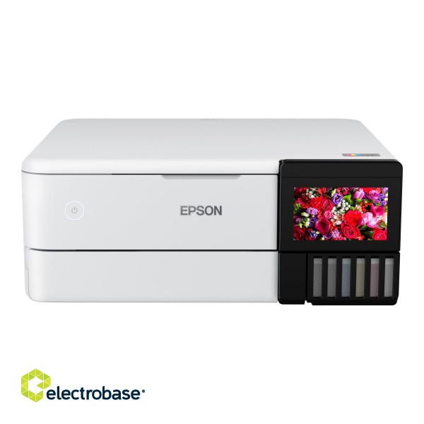 Epson Wireless Photo Printer | EcoTank L8160 | Inkjet | Colour | Inkjet Multifunctional Printer | A4 | Wi-Fi | Grey paveikslėlis 6