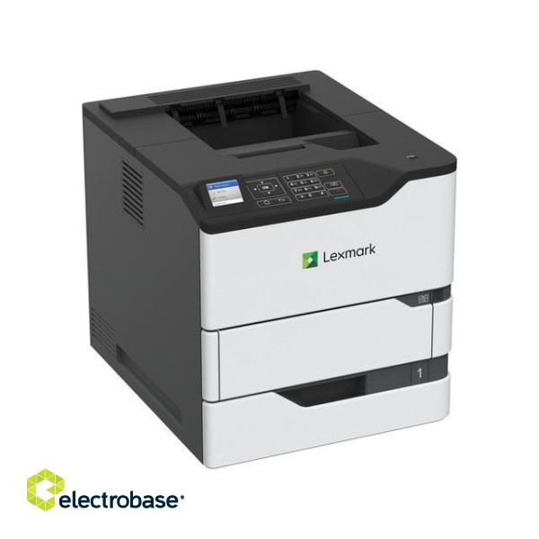 Lexmark Monochrome Laser Printer | MS823dn | Laser | Mono | Multifunction | A4 | Grey/Black image 2