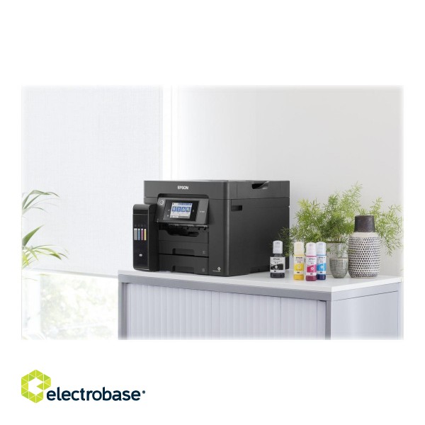 Epson Multifunctional Printer | EcoTank L6570 | Inkjet | Colour | Inkjet Multifunctional Printer | A4 | Wi-Fi | Black paveikslėlis 9