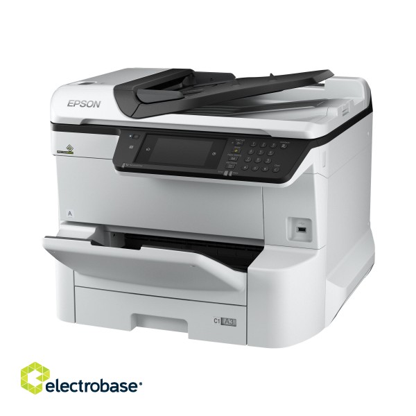 Epson Multifunctional printer | WF-C8610DWF | Inkjet | Colour | All-in-One | A3 | Wi-Fi | Grey/Black paveikslėlis 1