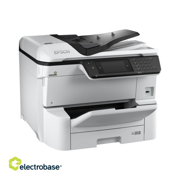 Epson Multifunctional printer | WF-C8610DWF | Inkjet | Colour | All-in-One | A3 | Wi-Fi | Grey/Black фото 8