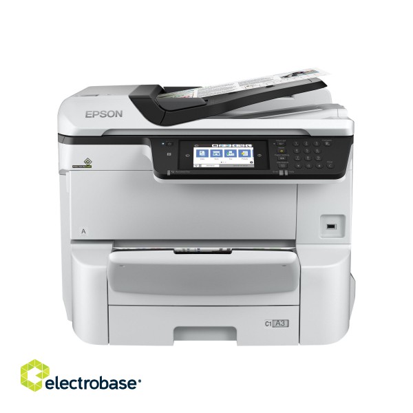 Epson Multifunctional printer | WF-C8690DWF | Inkjet | Colour | All-in-One | A4 | Wi-Fi | Grey/Black фото 4