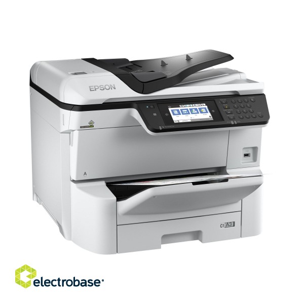 Epson Multifunctional printer | WF-C8690DWF | Inkjet | Colour | All-in-One | A4 | Wi-Fi | Grey/Black фото 5