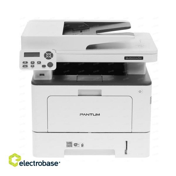 Pantum Mono printer | BM5100ADW | Mono | Multicunction Printer | A4 | Wi-Fi | White фото 1