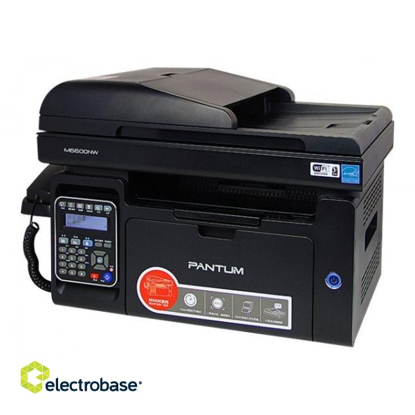 Pantum Multifunctional printer | M6600NW | Laser | Mono | 4-in-1 | A4 | Wi-Fi | Black image 3