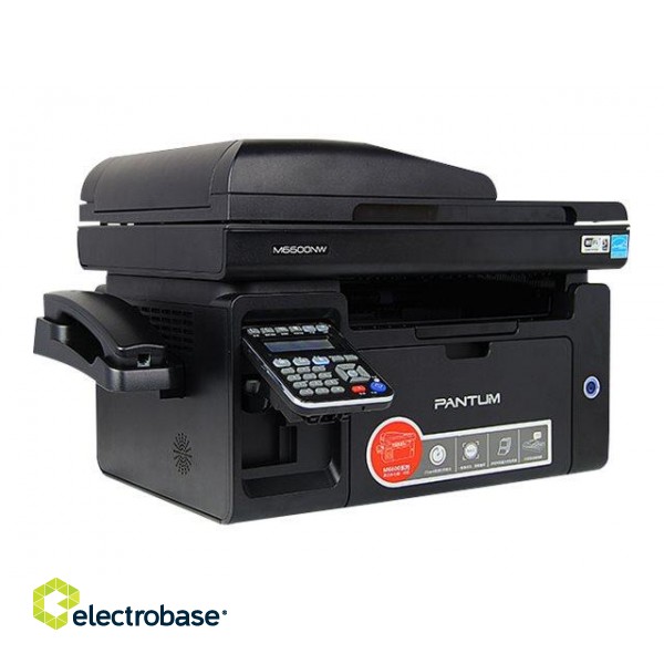 Pantum Multifunctional printer | M6600NW | Laser | Mono | 4-in-1 | A4 | Wi-Fi | Black paveikslėlis 5