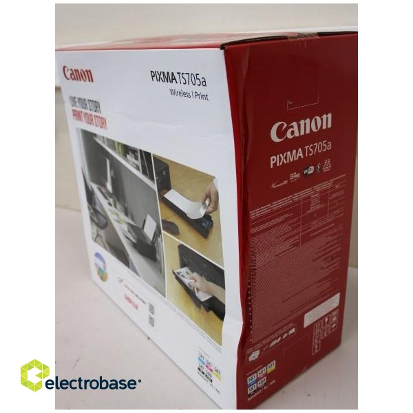SALE OUT. Canon PIXMA TS705a Inkjet Printer Canon PIXMA TS705a Colour Inkjet Inkjet Printer Wi-Fi Black DAMAGED PACKAGING | PIXMA TS705a | Colour | Inkjet | Inkjet Printer | Wi-Fi | Black | DAMAGED PACKAGING image 3