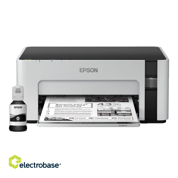 Epson EcoTank M1100 | Mono | Inkjet | Standard | Maximum ISO A-series paper size A4 | Grey фото 9