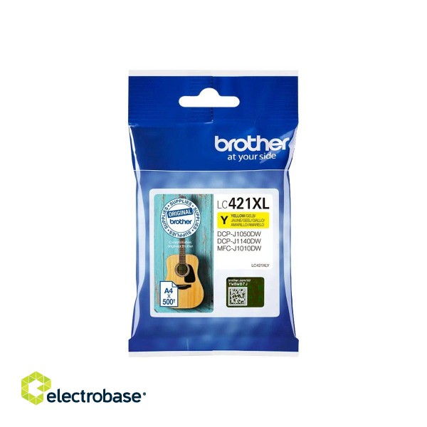 Brother LC421XLY Ink Cartridge image 1