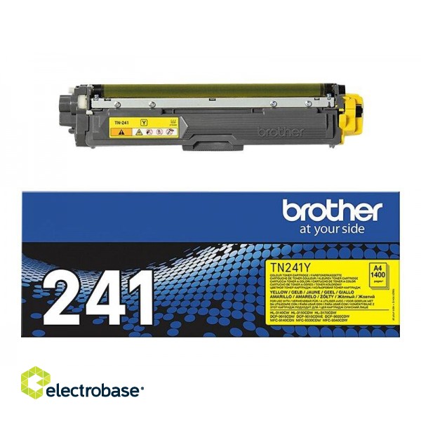 Brother TN-241Y | Toner Cartridge | Yellow image 2