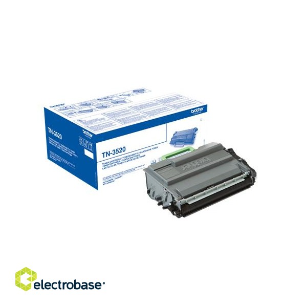 Brother TN-3520 | Toner Cartridge | Black image 1