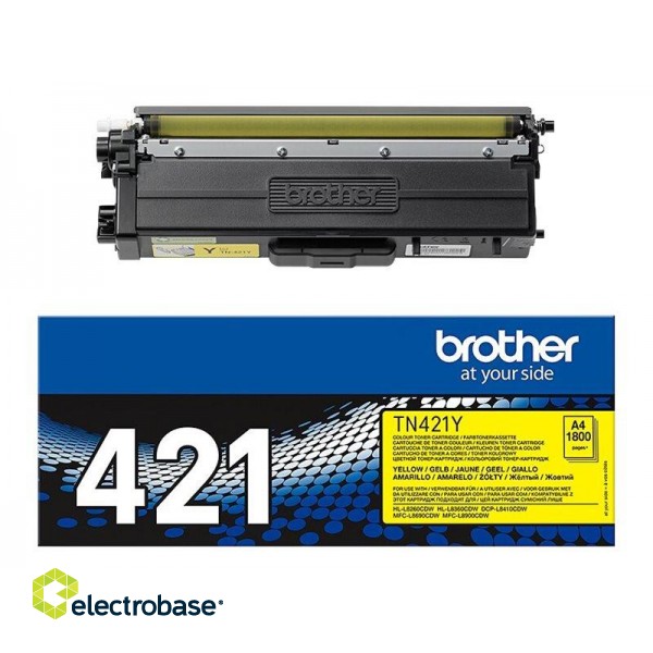 Brother TN421Y | Toner cartridge | Yellow image 2
