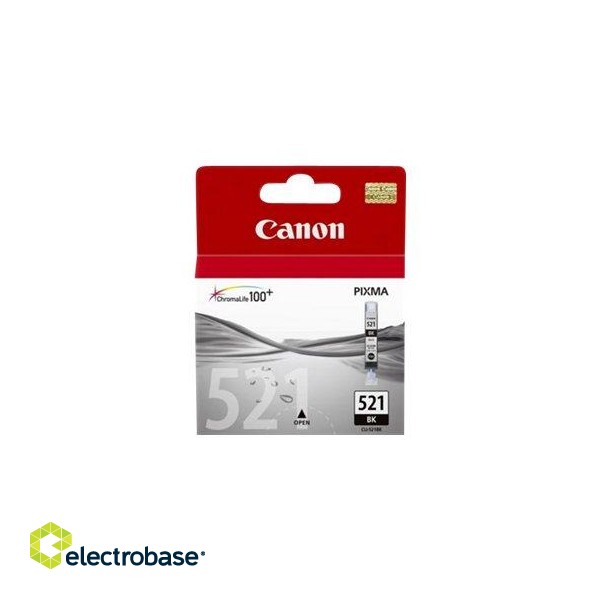 Canon CLI-521 BK | Ink Cartridge | Black фото 2