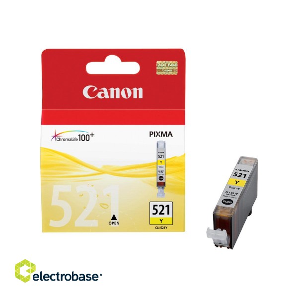 Canon CLI-521Y | Ink Cartridge | Yellow image 1