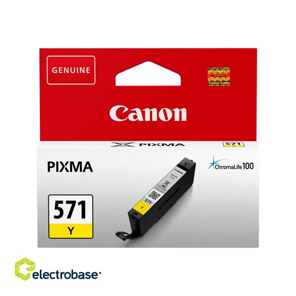 Canon CLI-571Y | Ink Cartridge | Yellow image 2