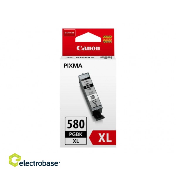 Canon XL Ink Cartridge | PGI-580XL | Ink Cartridge | Black paveikslėlis 2