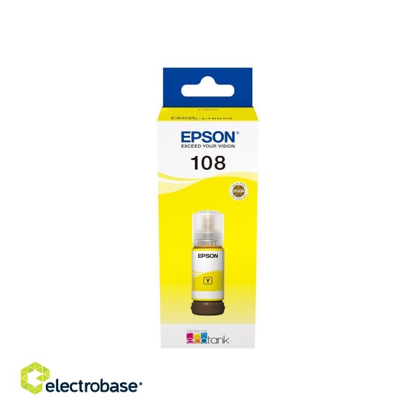 Epson 108 EcoTank | Ink Bottle | Yellow image 4