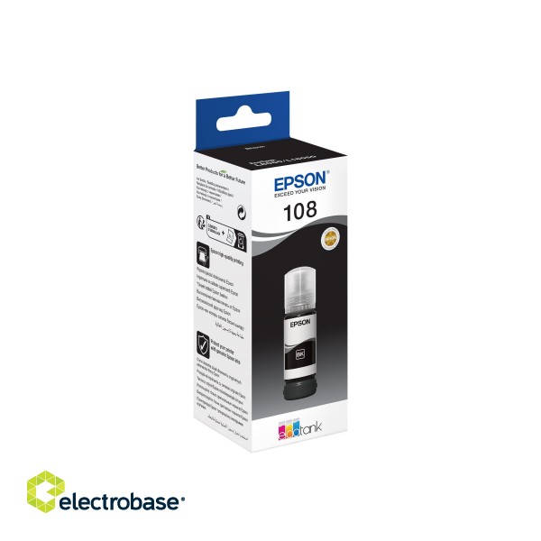 Epson 108 EcoTank | Ink Bottle | Black image 2