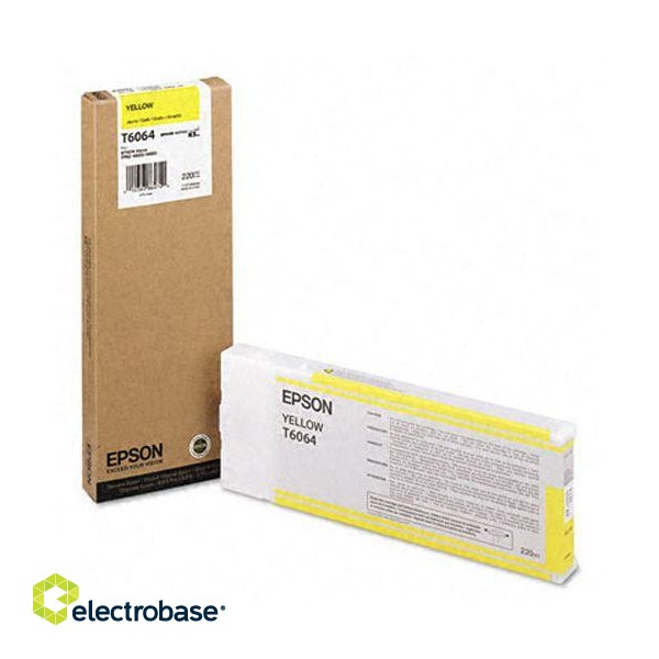 Epson T606400 | Ink Cartridge | Yellow image 1