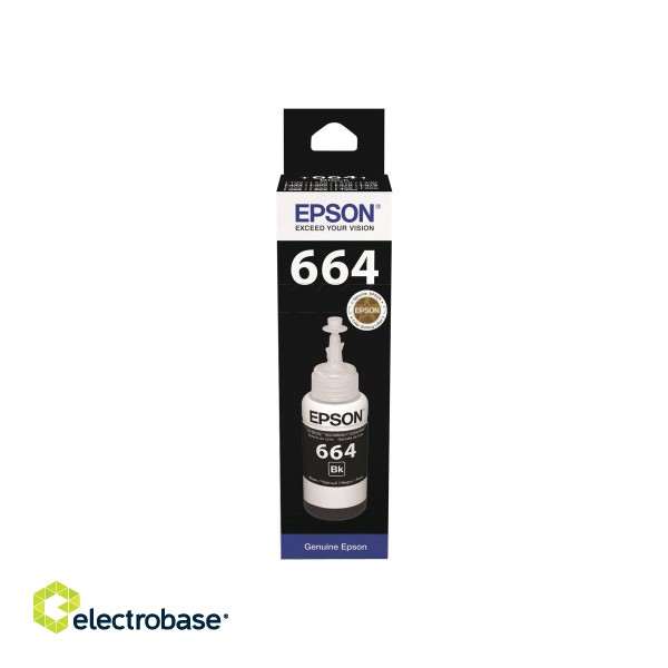 Epson T6641 Ink bottle 70ml | Ink Cartridge | Black paveikslėlis 4