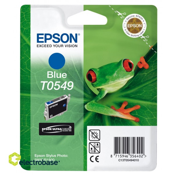 Epson Ultra Chrome Hi-Gloss | T0549 | Ink | Blue image 1