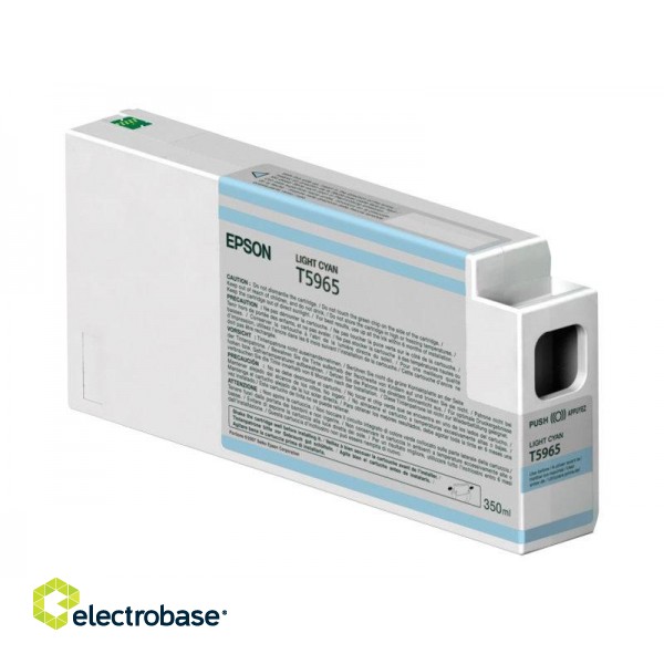 Epson UltraChrome HDR | T596500 | Ink Cartridge | Light Cyan image 2