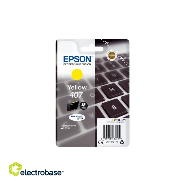 Epson WF-4745 Series | Ink Cartridge L Yellow | Ink Cartridge | Yellow image 3