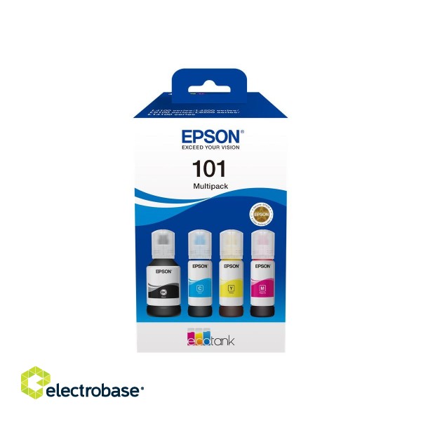 Epson Ink Consumables  4-colour | 101 EcoTank | Ink Bottle | Multipack