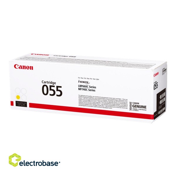 Canon 055 | Toner cartridge | Yellow image 1