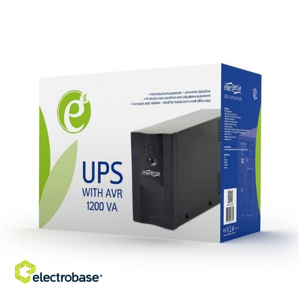 EnerGenie | UPS UPS-PC-1202AP | 1200 VA | 220 V | 220 V фото 4