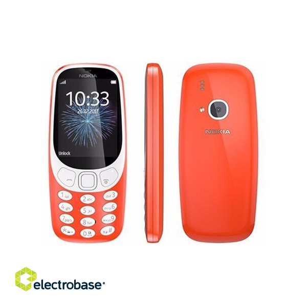 Nokia | 3310 (2017) | Red | 2.4 " | TFT | N/A MB | 16 MB | Dual SIM | Micro-SIM | Bluetooth | 3.0 | USB version microUSB 2.0 | Built-in camera | Main camera 2 MP | 1200 mAh фото 1