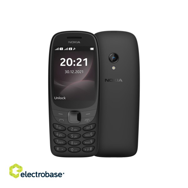 Nokia | 6310 TA-1400 | Black | 2.8 " | TFT | 0.016 MB | MB | Dual SIM | Nano Sim | 3G | Bluetooth | 5.0 | USB version Micro | Built-in camera | Main camera 0.2 MP | 1150 mAh paveikslėlis 3