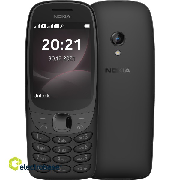 Nokia | 6310 TA-1400 | Black | 2.8 " | TFT | 0.016 MB | Dual SIM | Nano Sim | 3G | Bluetooth | 5.0 | USB version Micro | Built-in camera | Main camera 0.2 MP | 1150 mAh фото 1