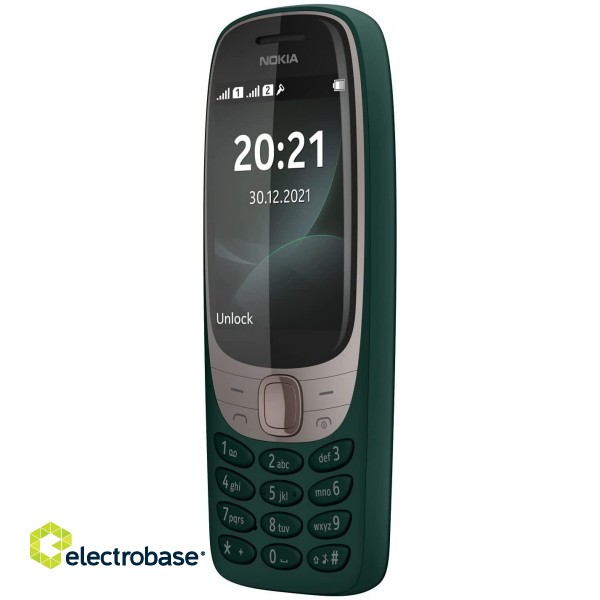 Nokia 6310 TA-1400 (Green) Dual SIM 2.8 TFT 240x320/16MB/8MB RAM/microSDHC/microUSB/BT Nokia | 6310 TA-1400 | Green | 2.8 " | TFT | pixels | 8 MB | 16 MB | Dual SIM | Nano Sim | 3G | Bluetooth | 5.0 | USB version Micro | Built-in camera | M фото 3