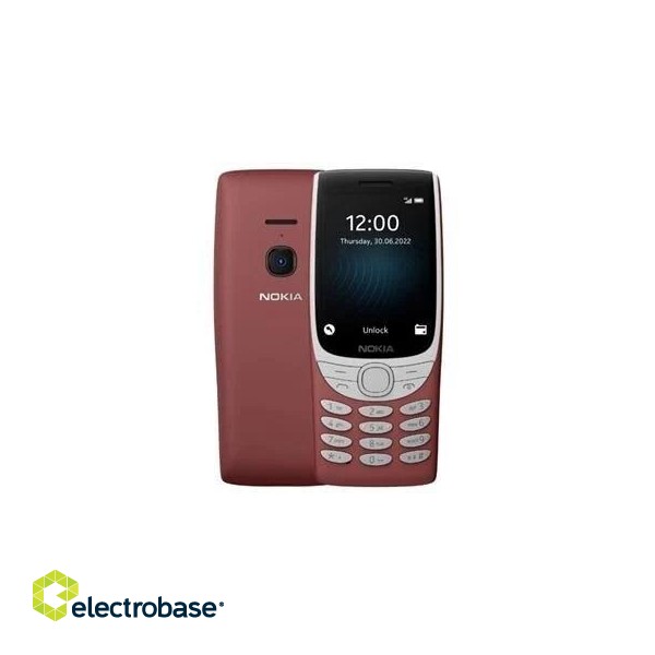 Nokia | 8210 | Yes | Unisoc | Red | 2.8 " | TFT LCD | 0 GB | Dual SIM | Nano-SIM | Bluetooth | 5.0 | Main camera 0.3 MP | Secondary camera  MP | 1450  mAh фото 1